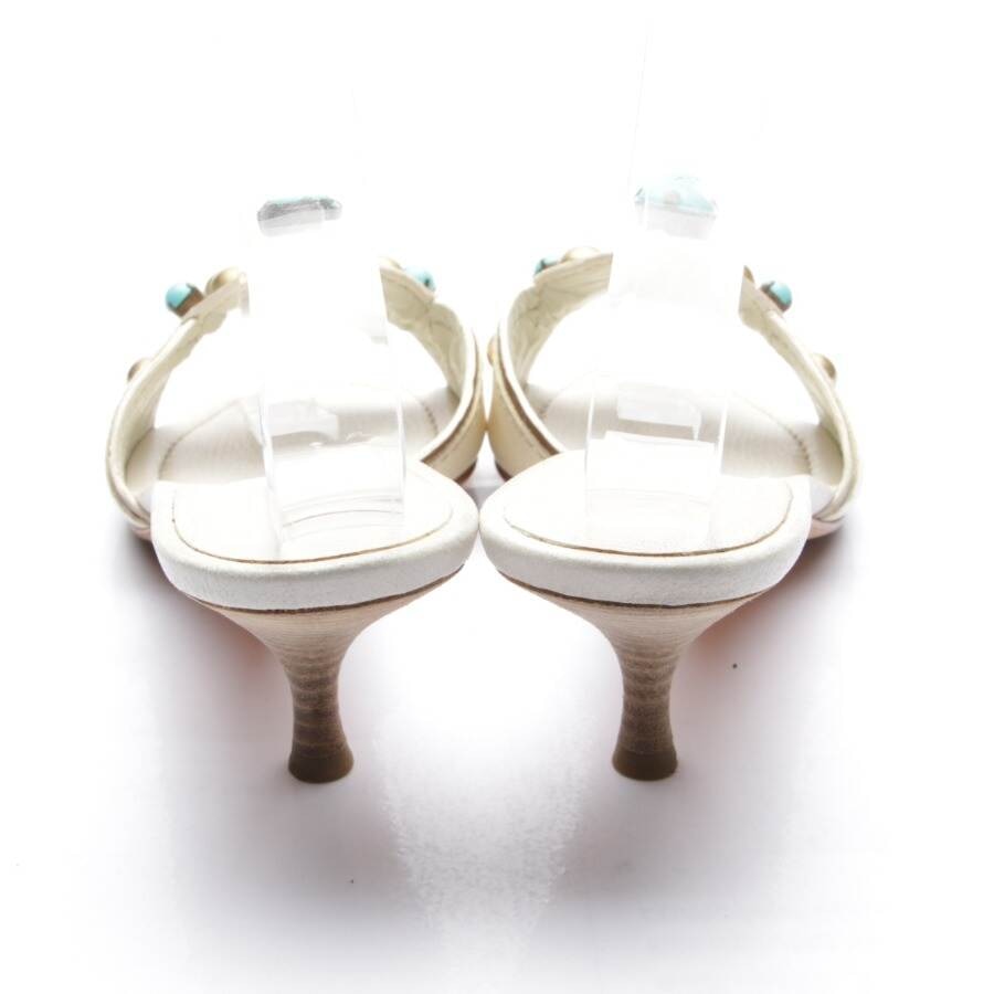 Bild 3 von Sandaletten EUR 39 Cream in Farbe Weiß | Vite EnVogue