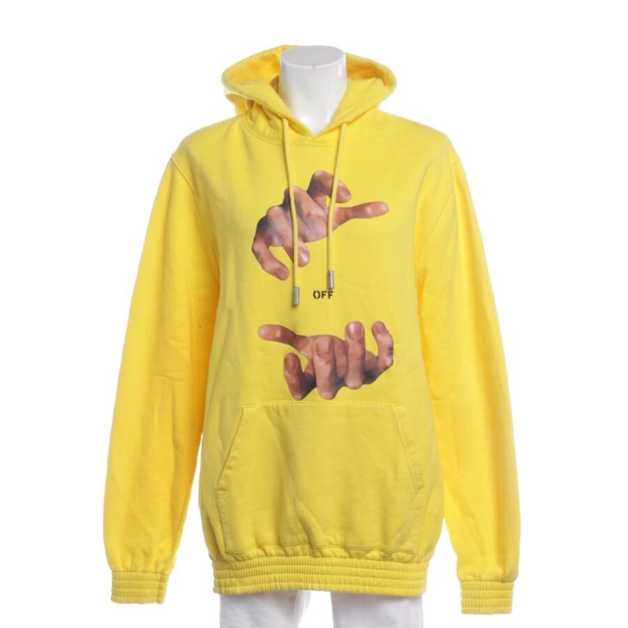 Off white hotsell yellow sweatshirt