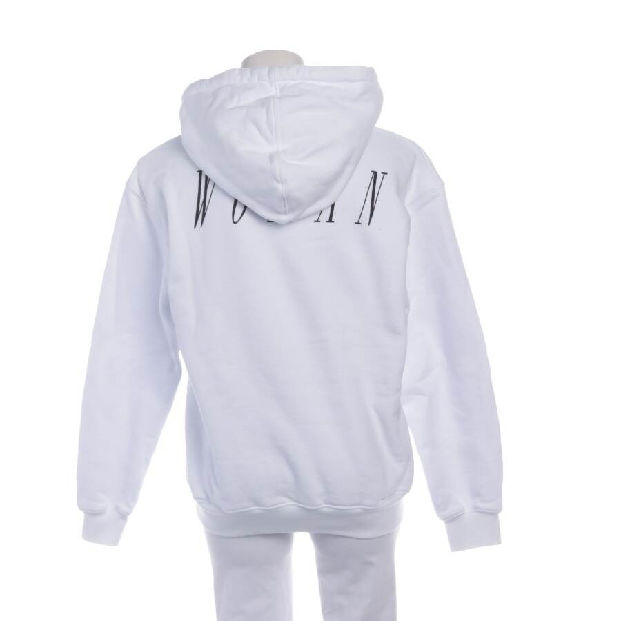 Image 2 of Hooded Sweatshirt M White in color White | Vite EnVogue