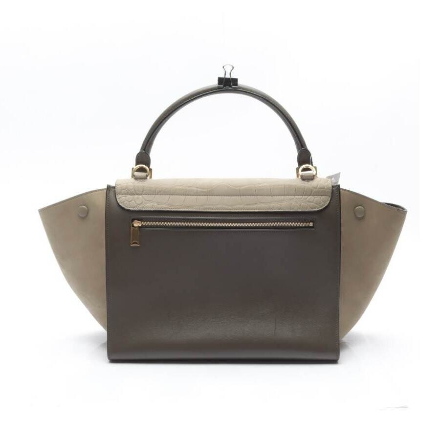 Image 2 of Trapeze Large Handbag Brown in color Brown | Vite EnVogue
