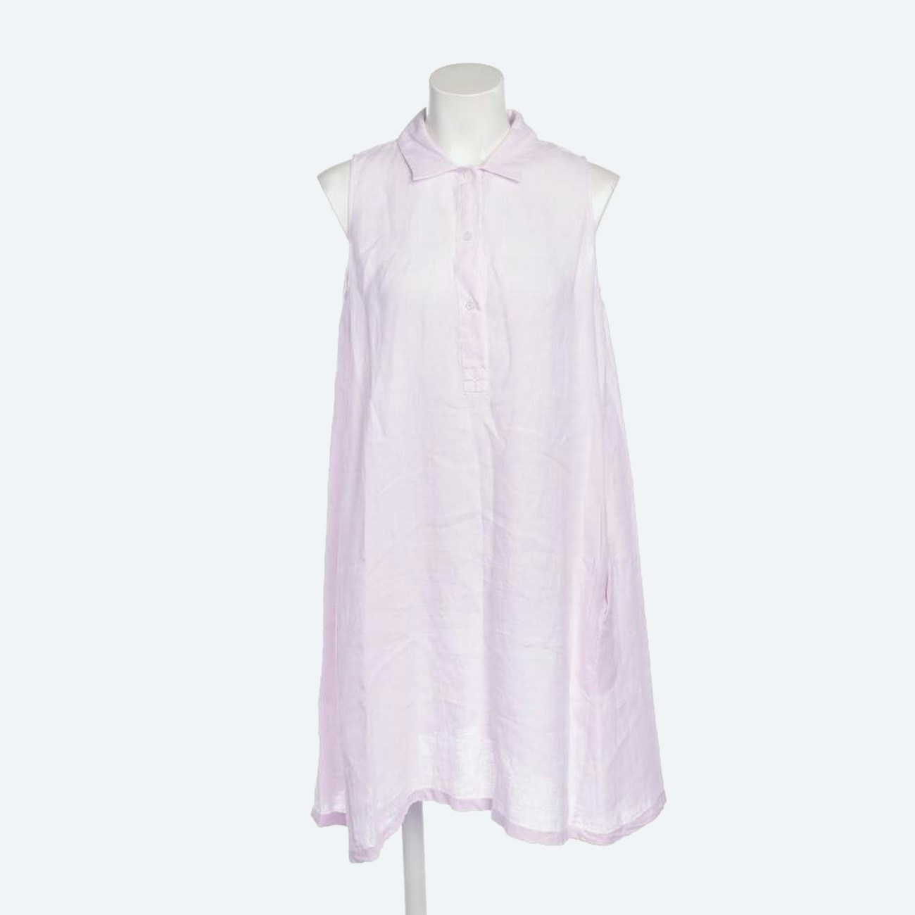 Image 1 of Linen Dress M Light Pink in color Pink | Vite EnVogue