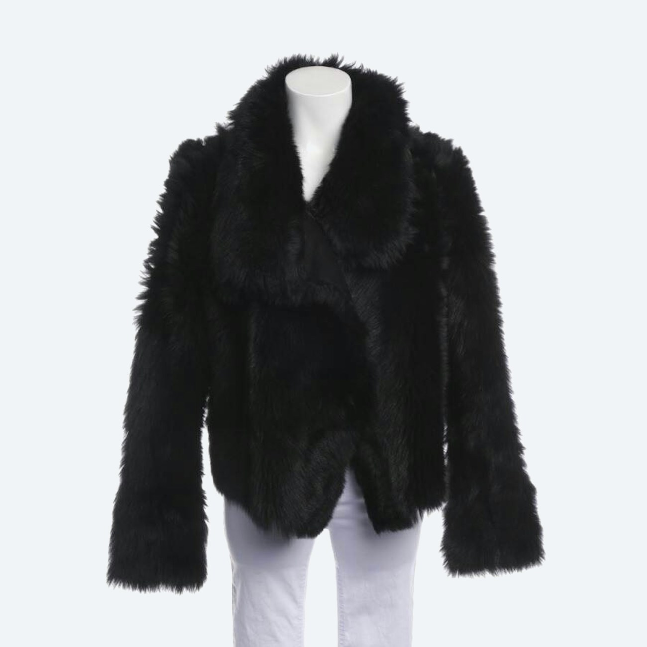 Image 1 of Fur Jacket 34 Black in color Black | Vite EnVogue