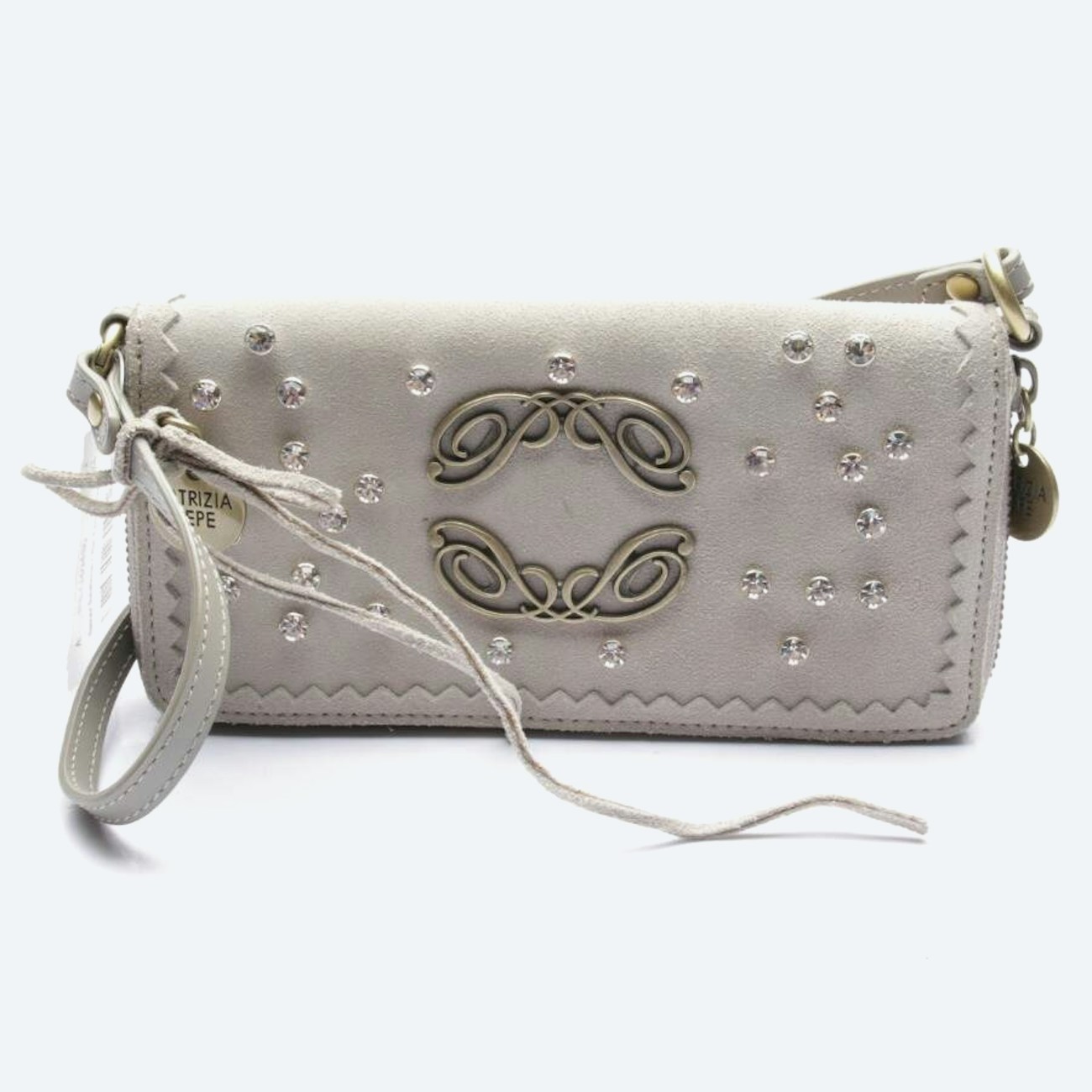 Image 1 of Wallet on Chain Beige in color White | Vite EnVogue