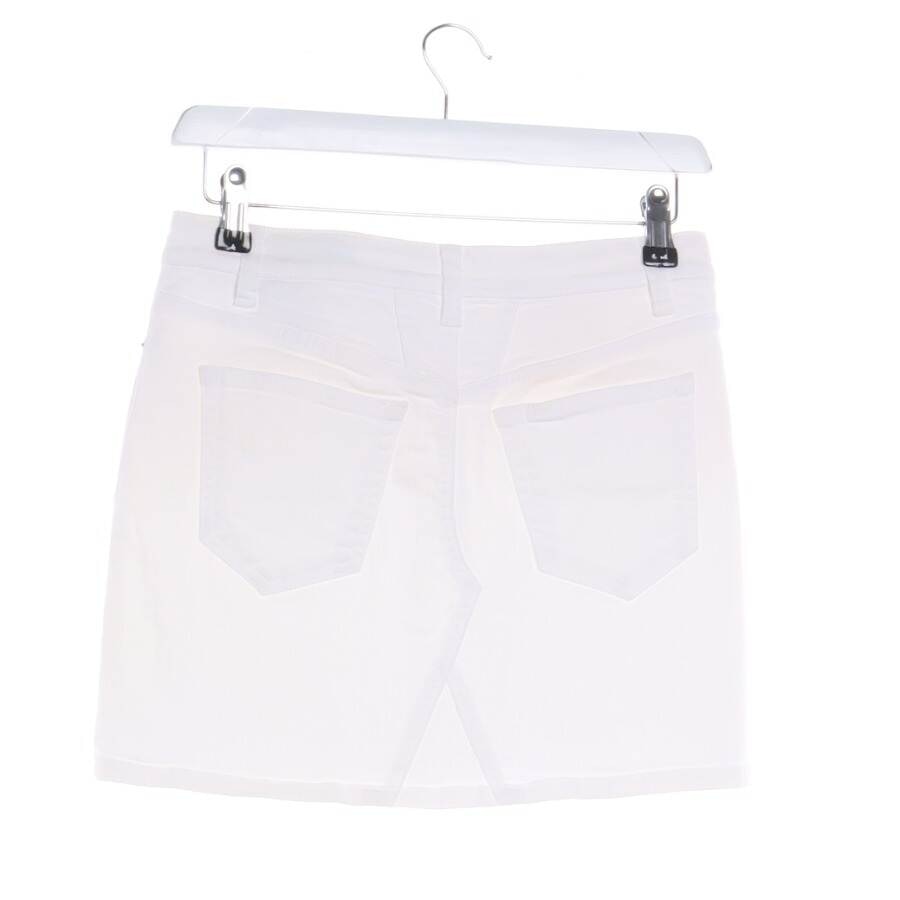 Image 2 of Mini Skirt W25 White in color White | Vite EnVogue