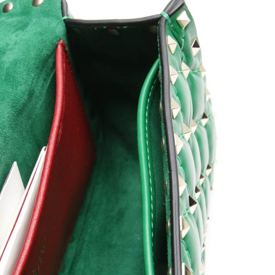 Image 5 of Rockstud Shoulder Bag Green in color Green | Vite EnVogue