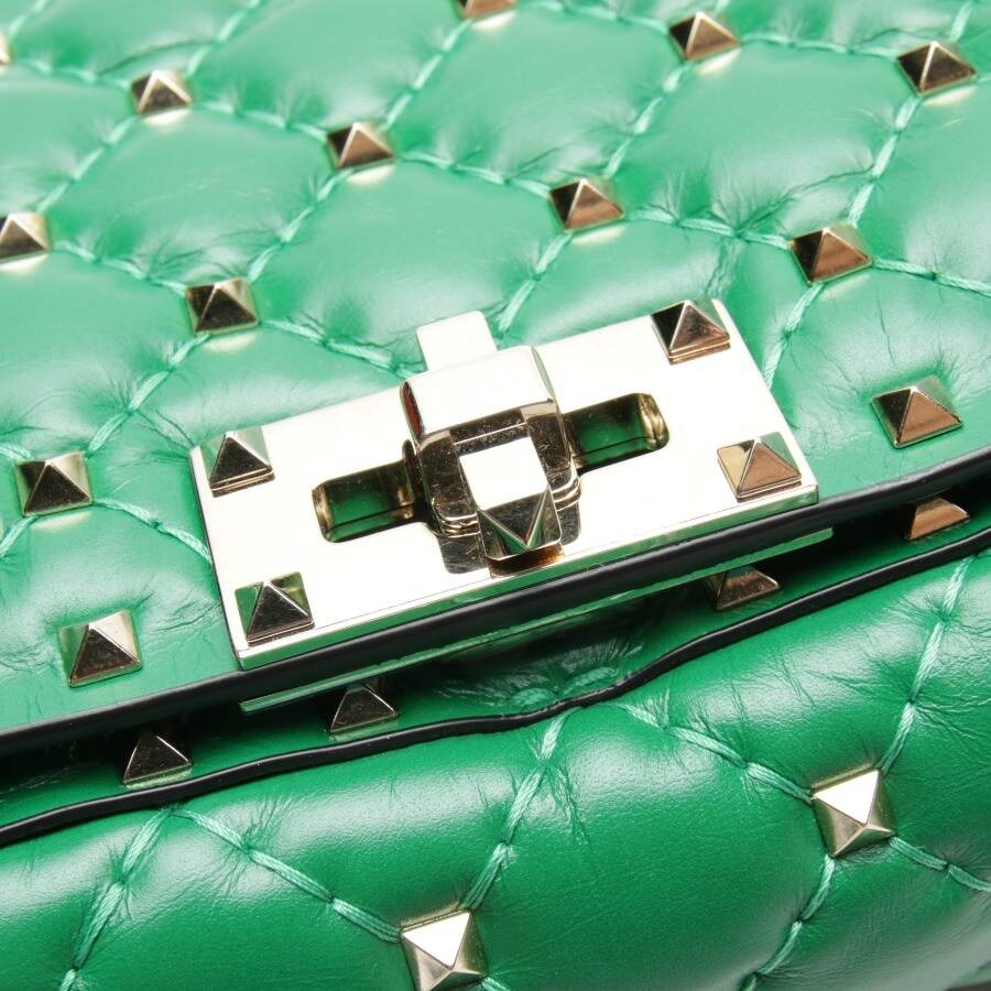 Image 6 of Rockstud Shoulder Bag Green in color Green | Vite EnVogue