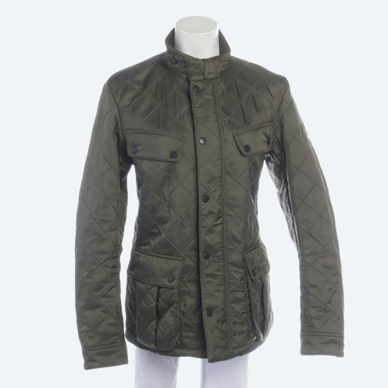 Image 1 of Quilted Jacket M Olive Green in color Green | Vite EnVogue