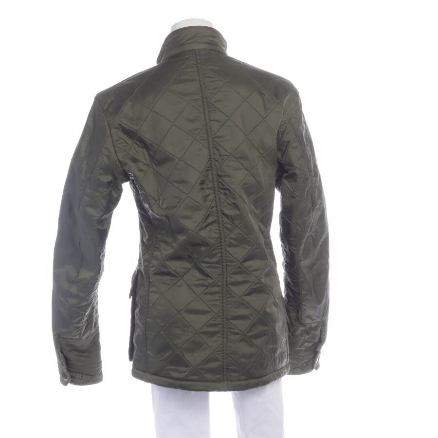 Image 2 of Quilted Jacket M Olive Green in color Green | Vite EnVogue