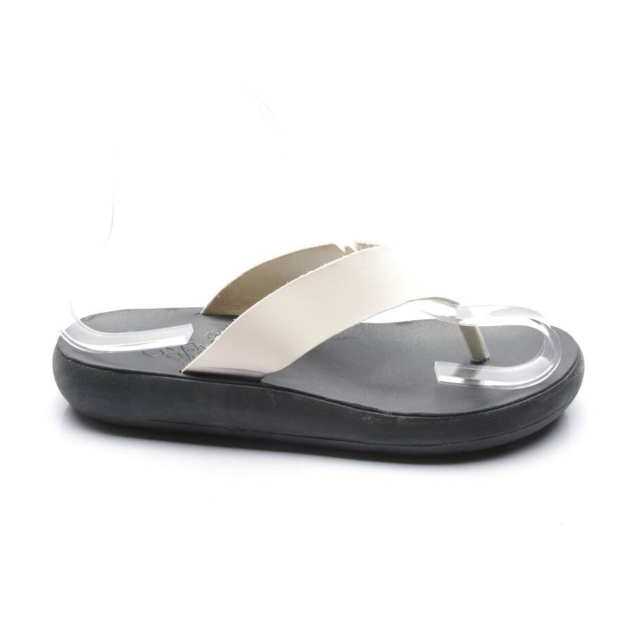 Image 1 of Sandals EUR 39 Beige in color White | Vite EnVogue
