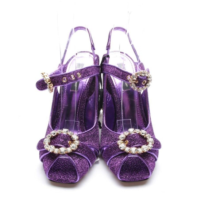Heeled Sandals EUR 37 Purple | Vite EnVogue