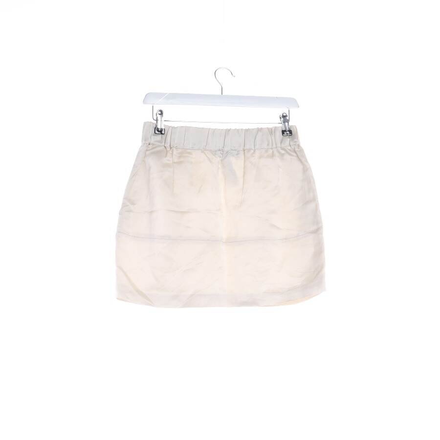 Image 2 of Mini Skirt 34 Cream in color White | Vite EnVogue