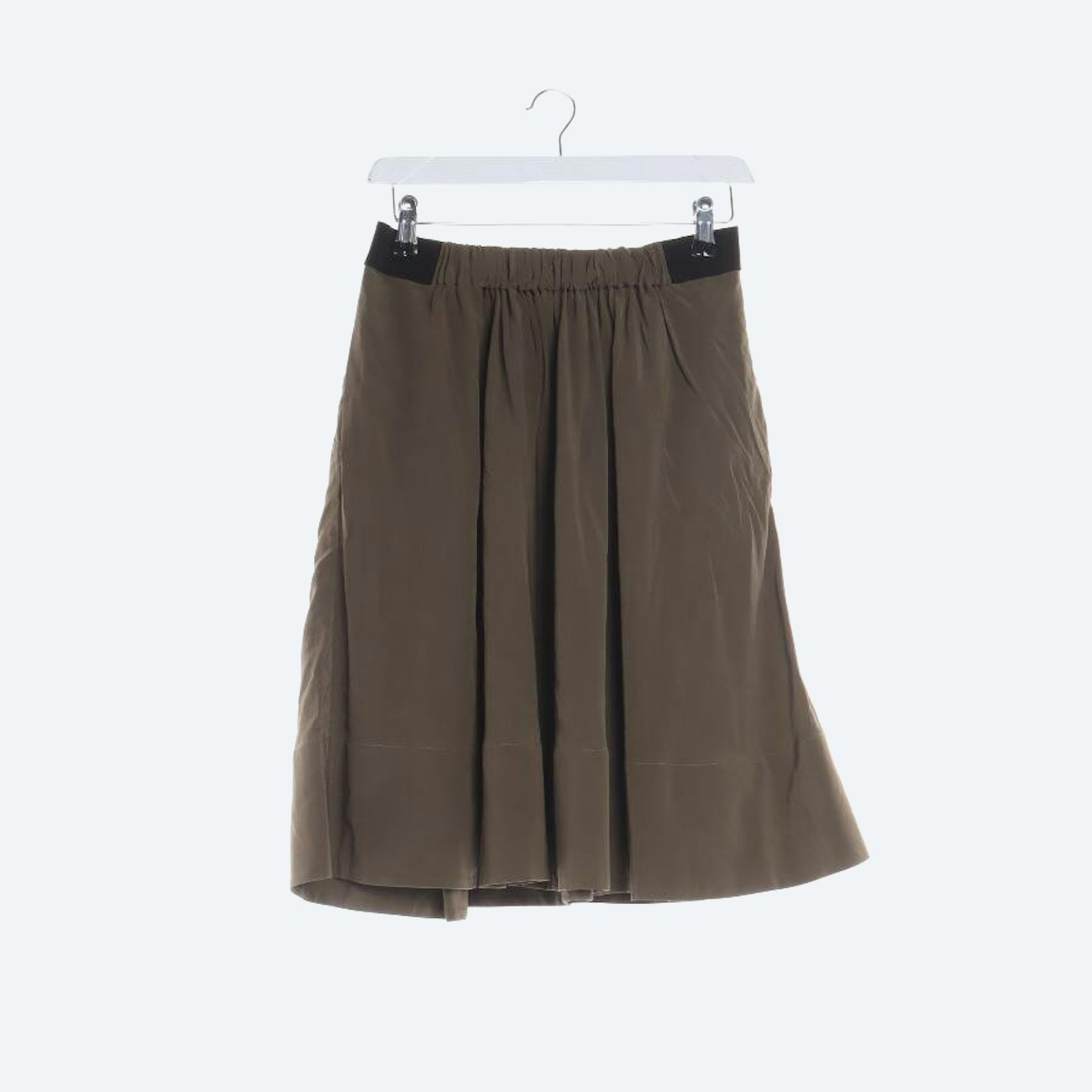 Image 1 of Skirt XS Green in color Green | Vite EnVogue