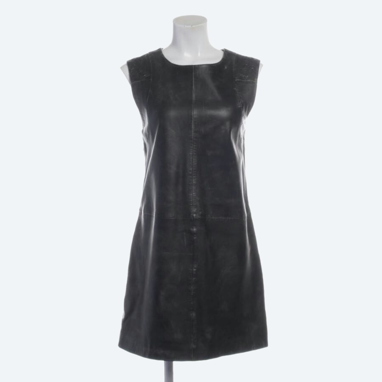 Image 1 of Leather Dress 34 Gray in color Gray | Vite EnVogue