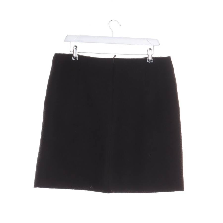 Image 2 of Wool Skirt 42 Dark Brown in color Brown | Vite EnVogue