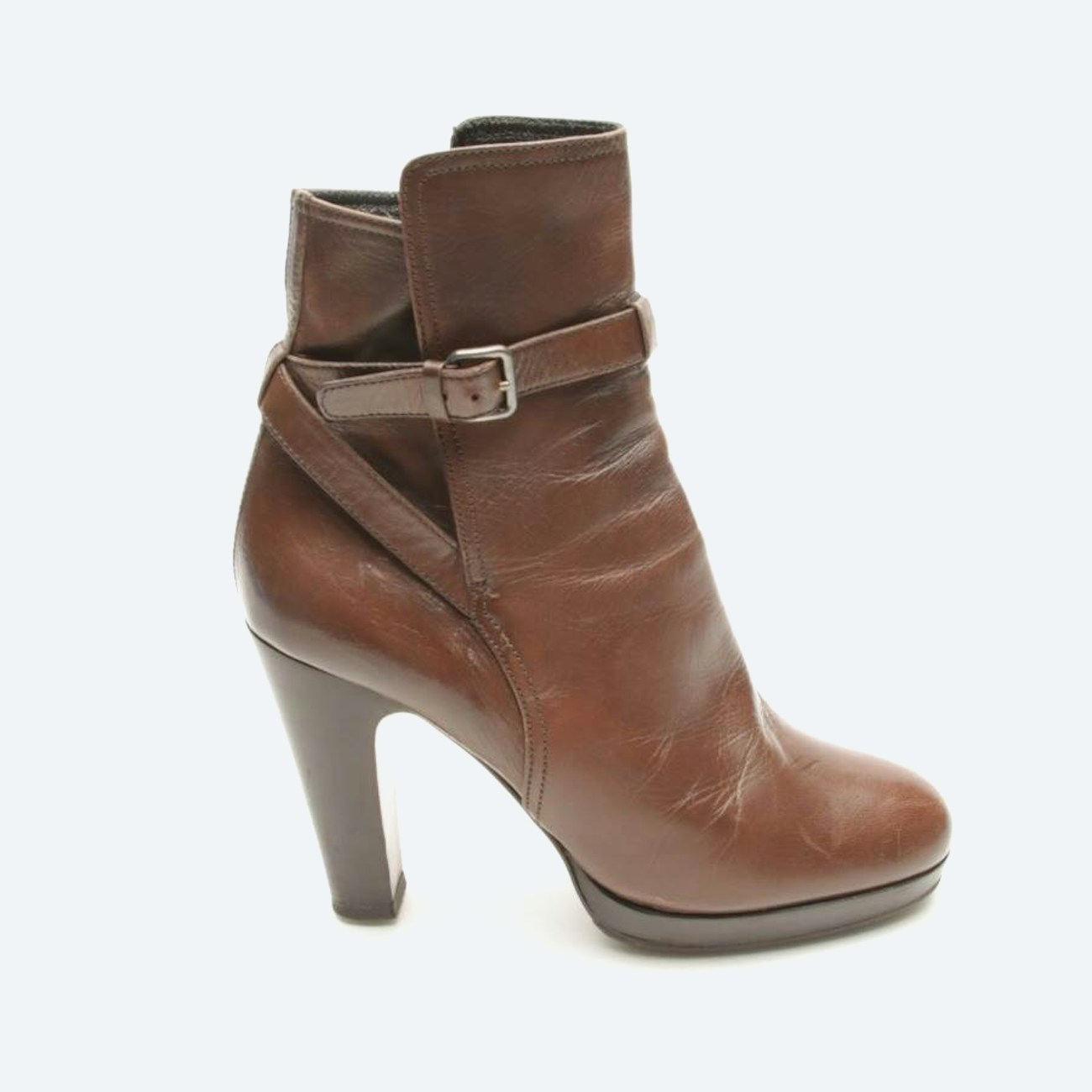 Image 1 of Ankle Boots EUR 37.5 Dark Brown in color Brown | Vite EnVogue
