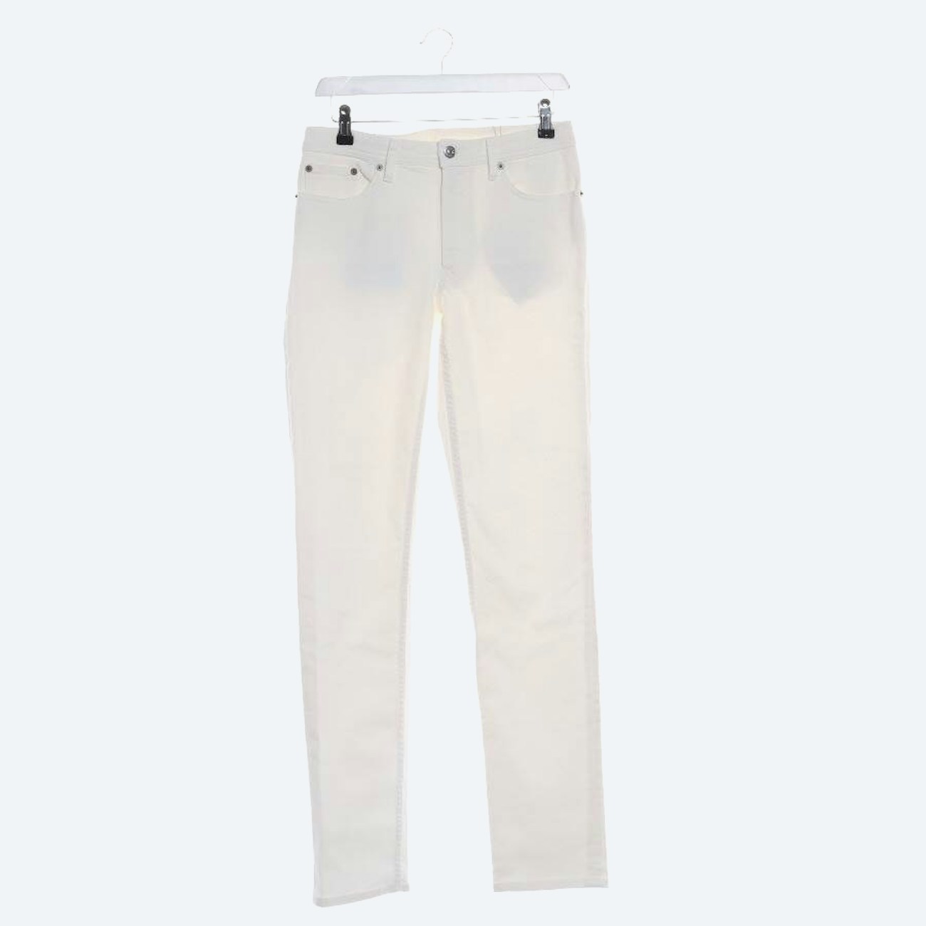Image 1 of Jeans Straight Fit W29 White in color White | Vite EnVogue