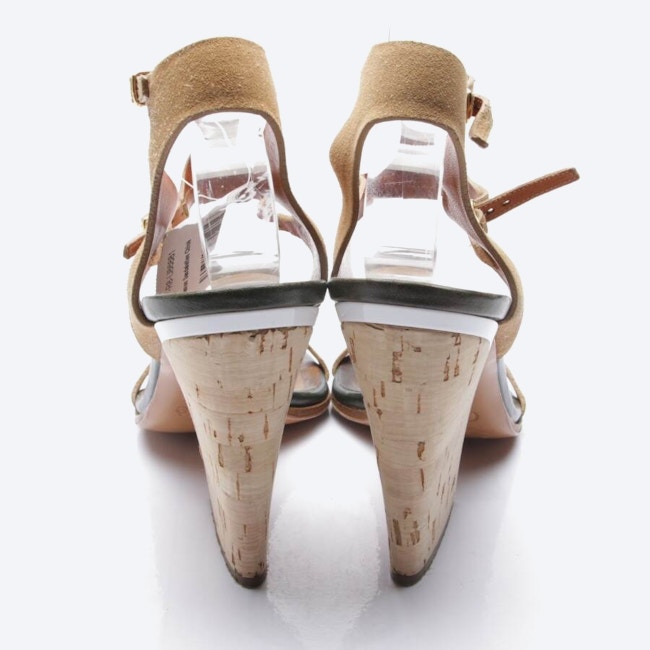 Image 3 of Heeled Sandals EUR 38.5 Camel in color Brown | Vite EnVogue