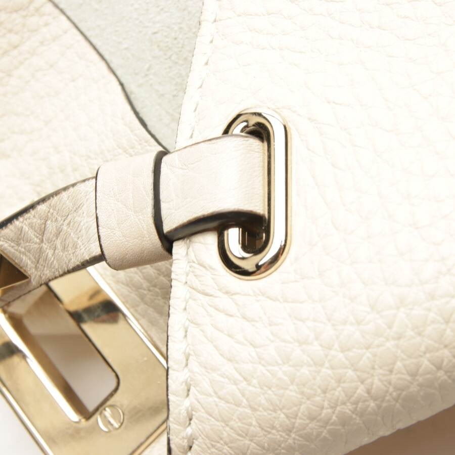 Image 7 of Rockstud Shoulder Bag Beige in color White | Vite EnVogue
