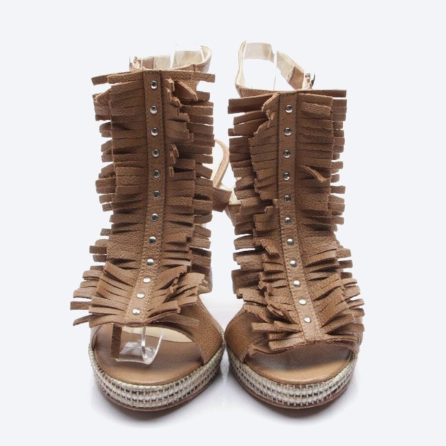 Image 2 of Heeled Sandals EUR38 Camel in color Brown | Vite EnVogue