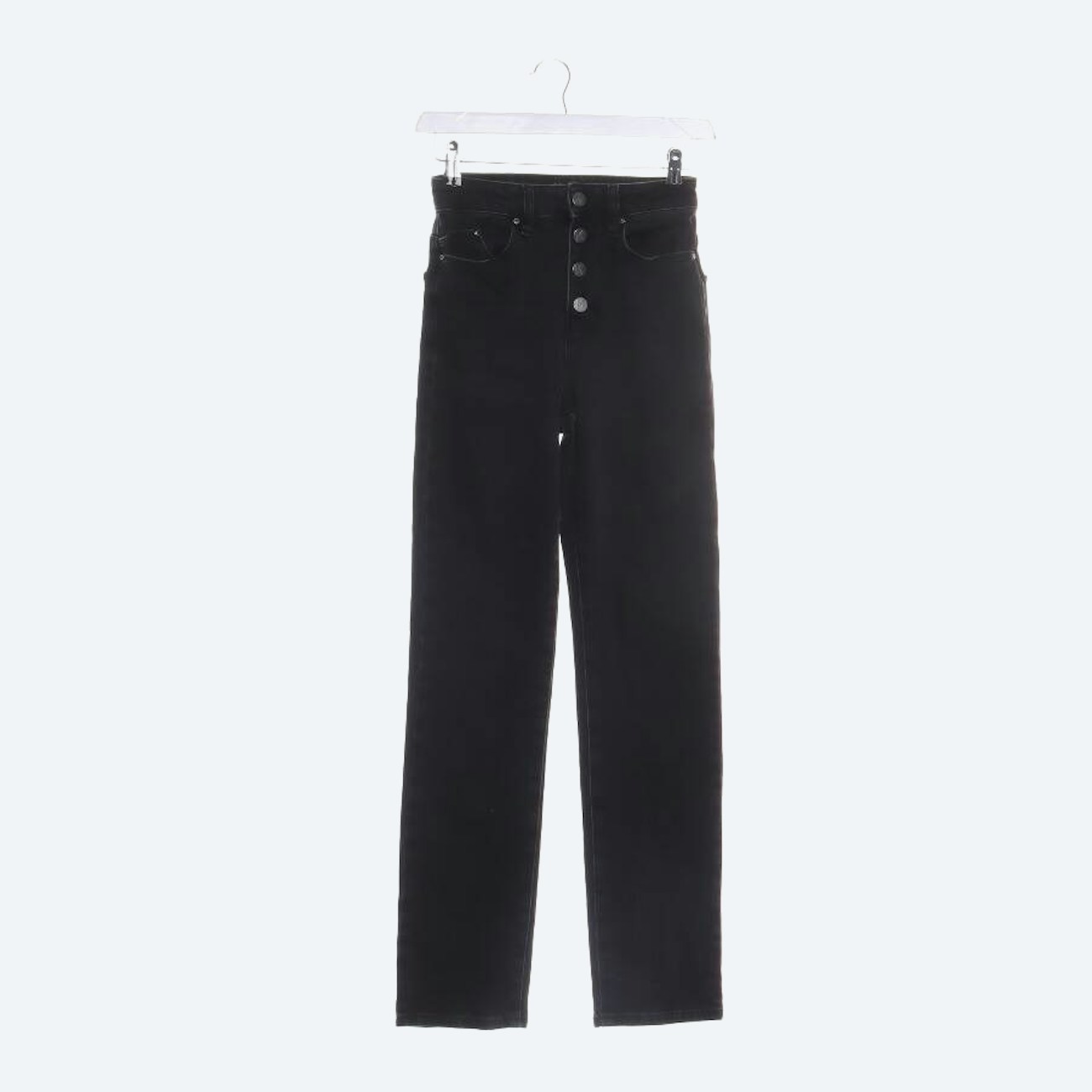 Bild 1 von Jeans Straight Fit W24 Schwarz in Farbe Schwarz | Vite EnVogue