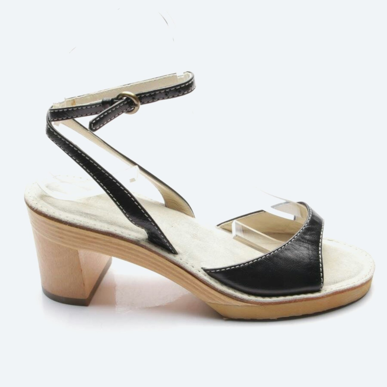 Image 1 of Heeled Sandals EUR 35 Black in color Black | Vite EnVogue