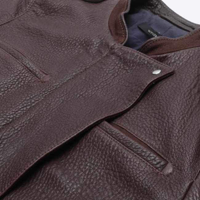 Image 3 of LeatherJacket 34 Brown in color Brown | Vite EnVogue