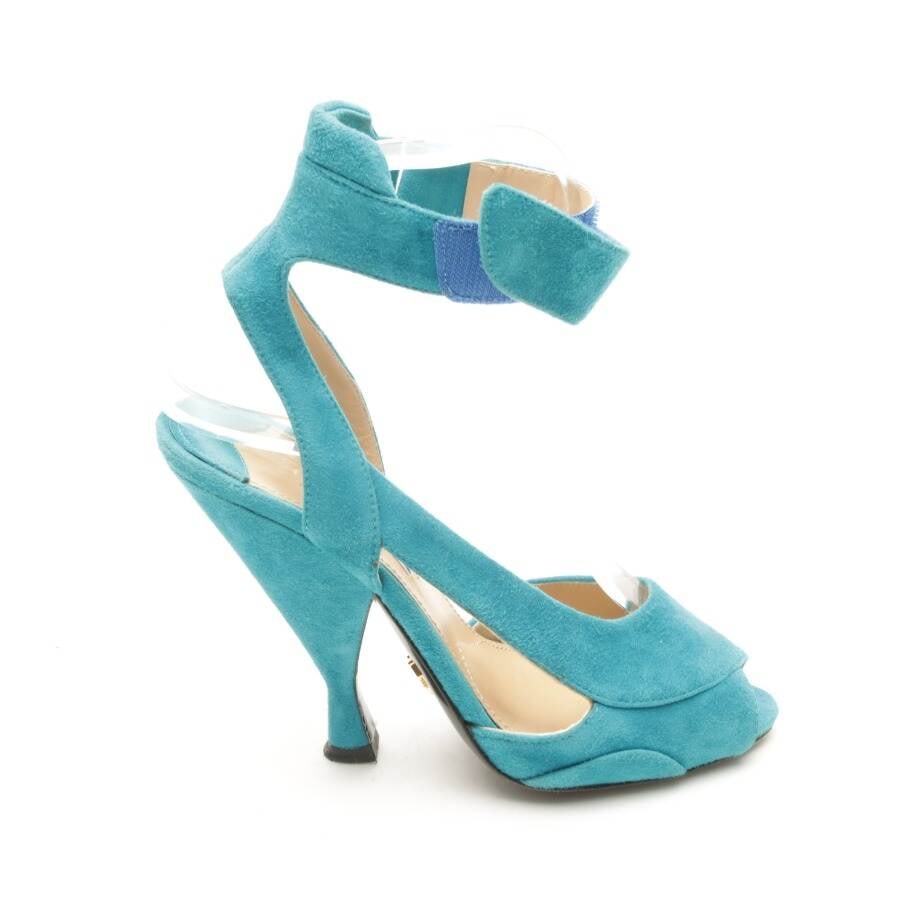 Image 1 of Heeled Sandals EUR 36 Blue in color Blue | Vite EnVogue