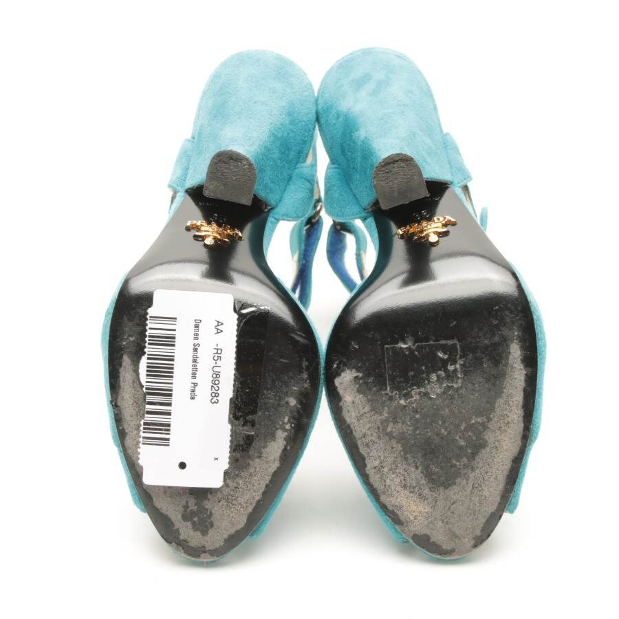 Image 4 of Heeled Sandals EUR 36 Blue in color Blue | Vite EnVogue