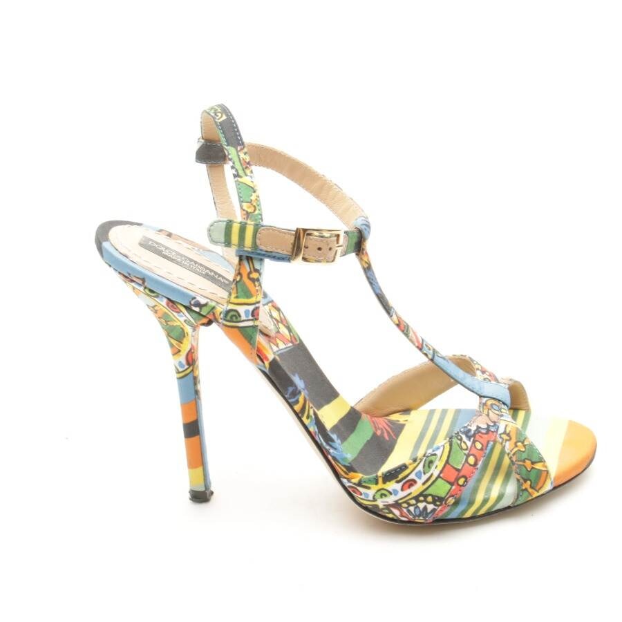 Image 1 of Heeled Sandals EUR 36.5 Multicolored in color Multicolored | Vite EnVogue
