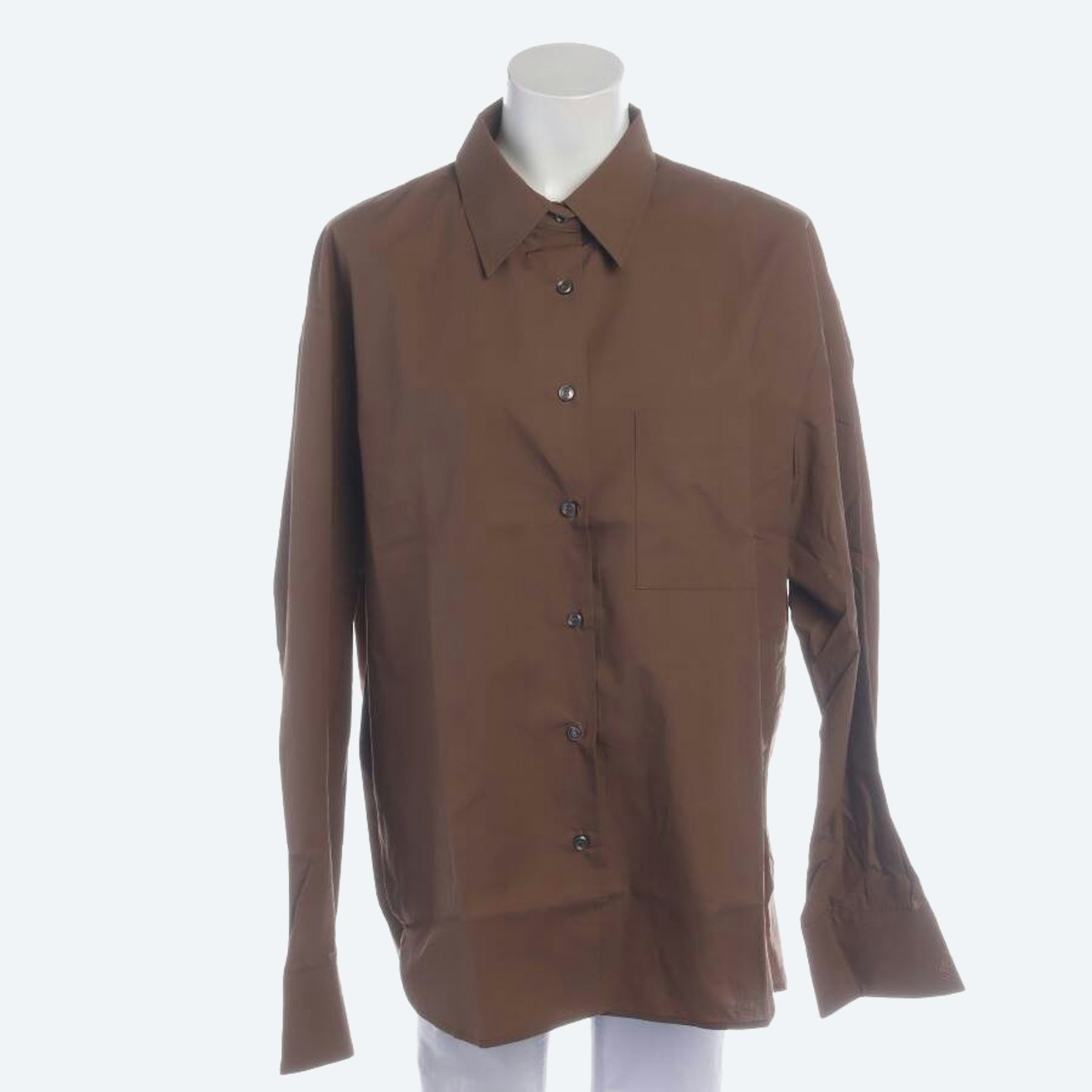 Image 1 of Shirt L Brown in color Brown | Vite EnVogue