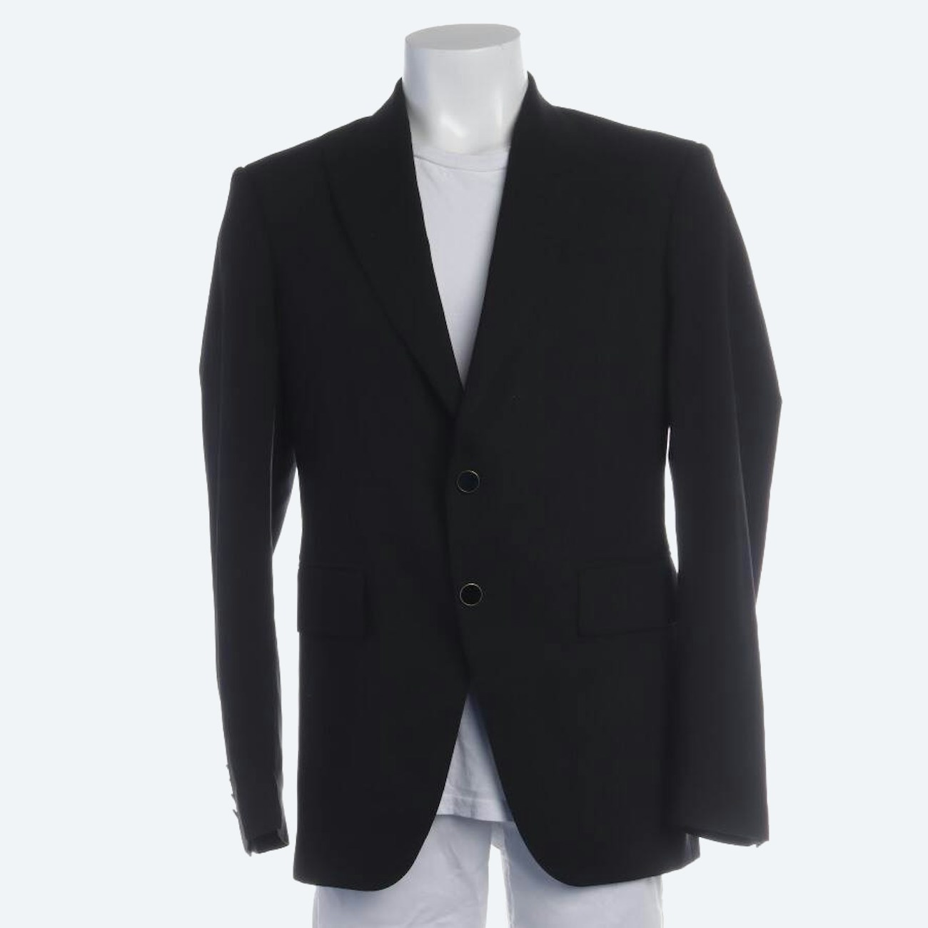 Image 1 of Wool Blazer 50 Black in color Black | Vite EnVogue