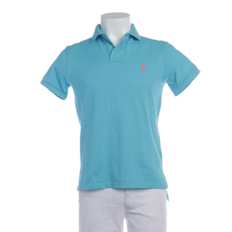 Image 1 of Polo Shirt S Turquoise in color Blue | Vite EnVogue