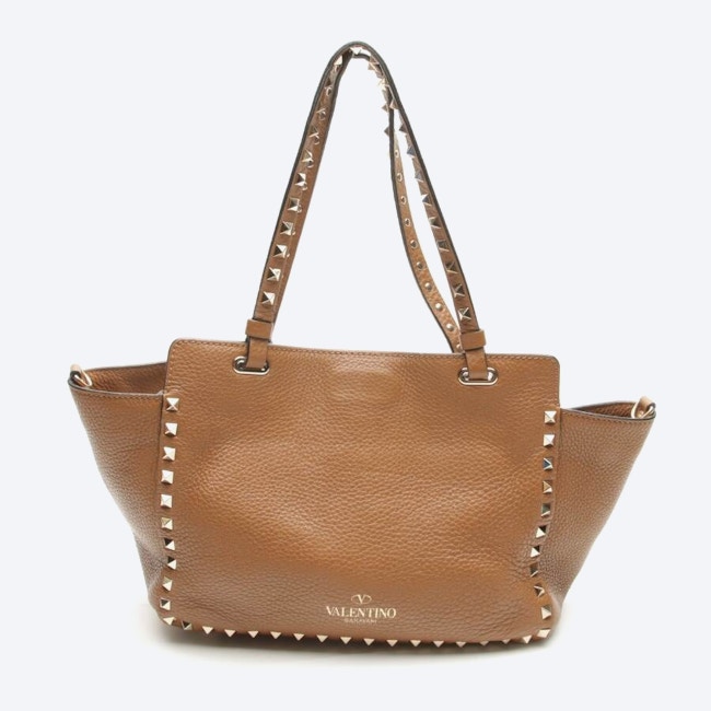 Image 2 of Rockstud Handbag Brown in color Brown | Vite EnVogue