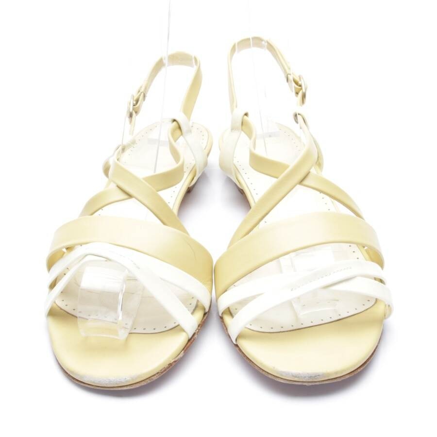 Image 2 of Heeled Sandals EUR 36 Yellow in color Yellow | Vite EnVogue