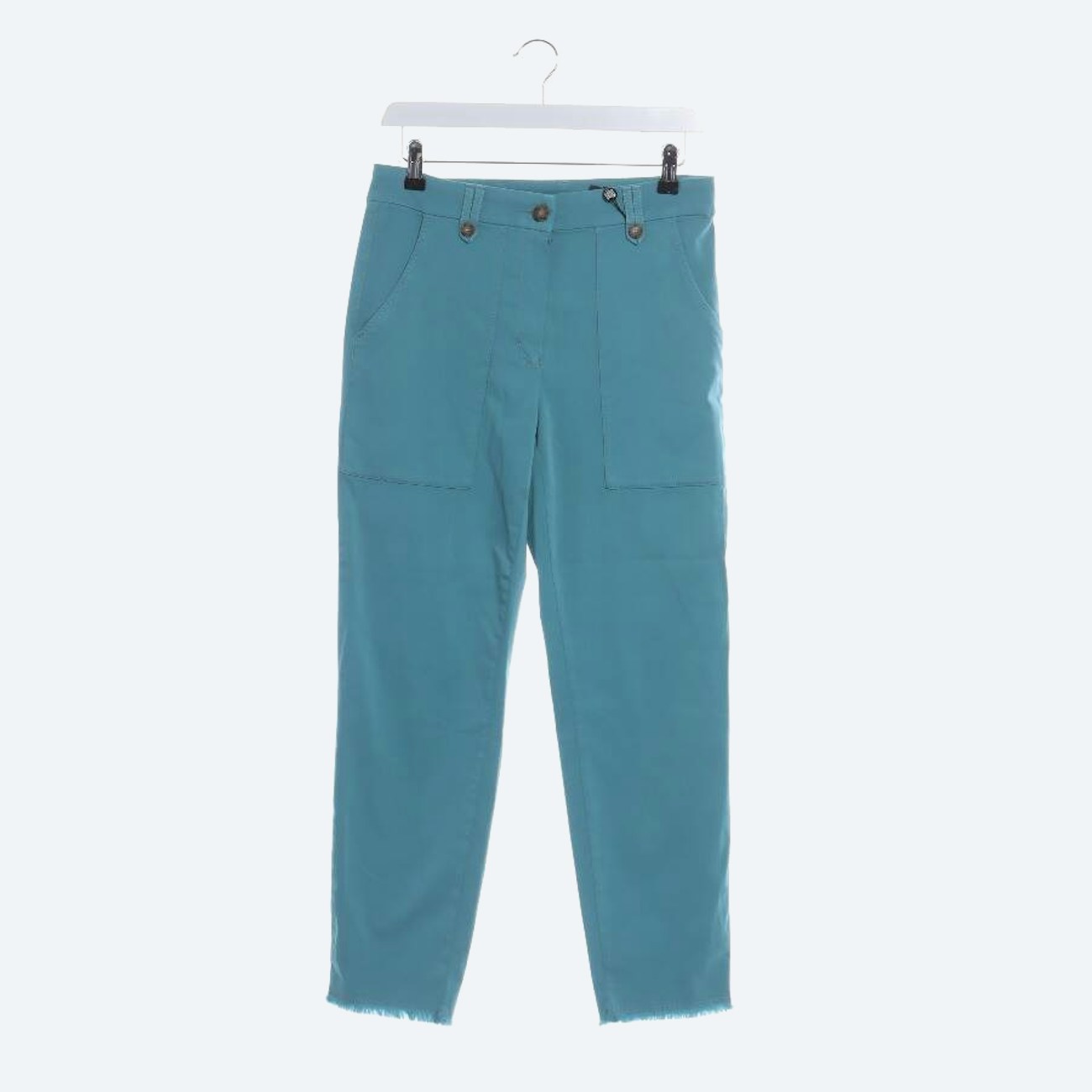 Image 1 of Trousers 36 Turquoise in color Blue | Vite EnVogue