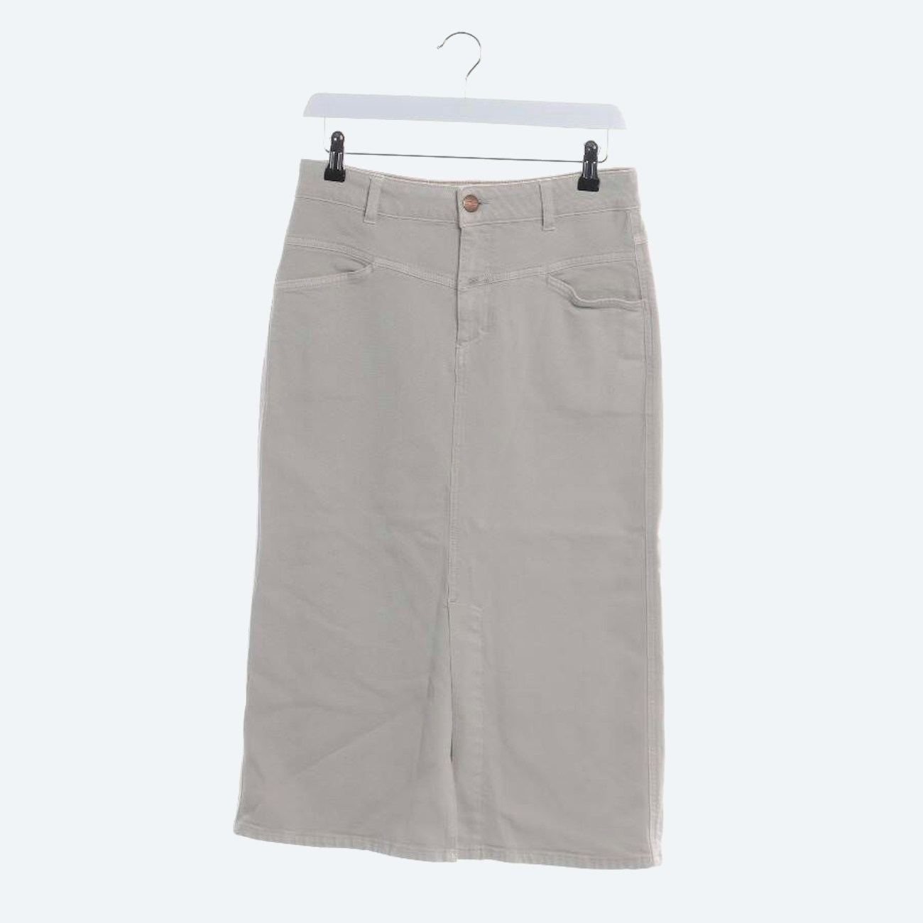 Image 1 of Skirt W27 Beige in color White | Vite EnVogue