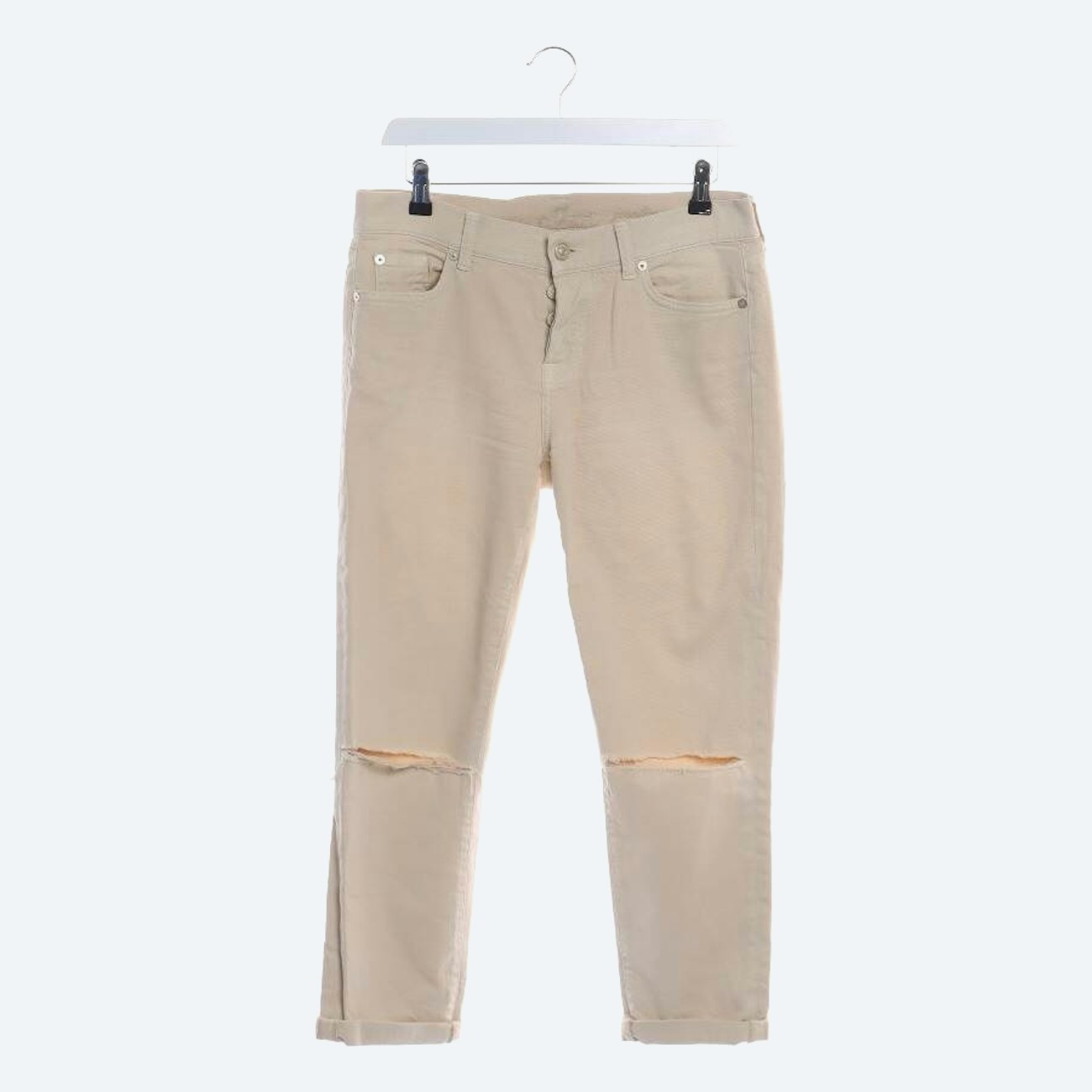 Image 1 of Jeans Boyfriend W25 Light Brown in color Brown | Vite EnVogue