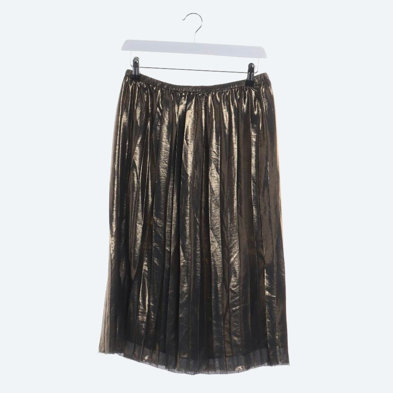 Image 1 of Skirt M Gold in color Metallic | Vite EnVogue