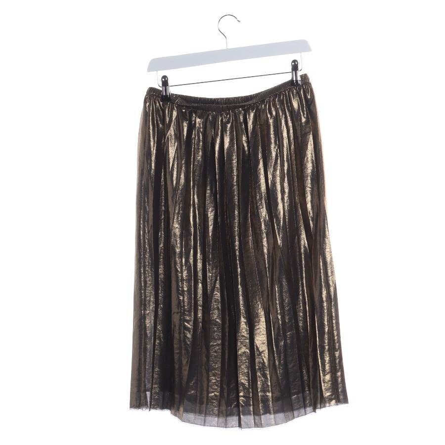 Image 2 of Skirt M Gold in color Metallic | Vite EnVogue