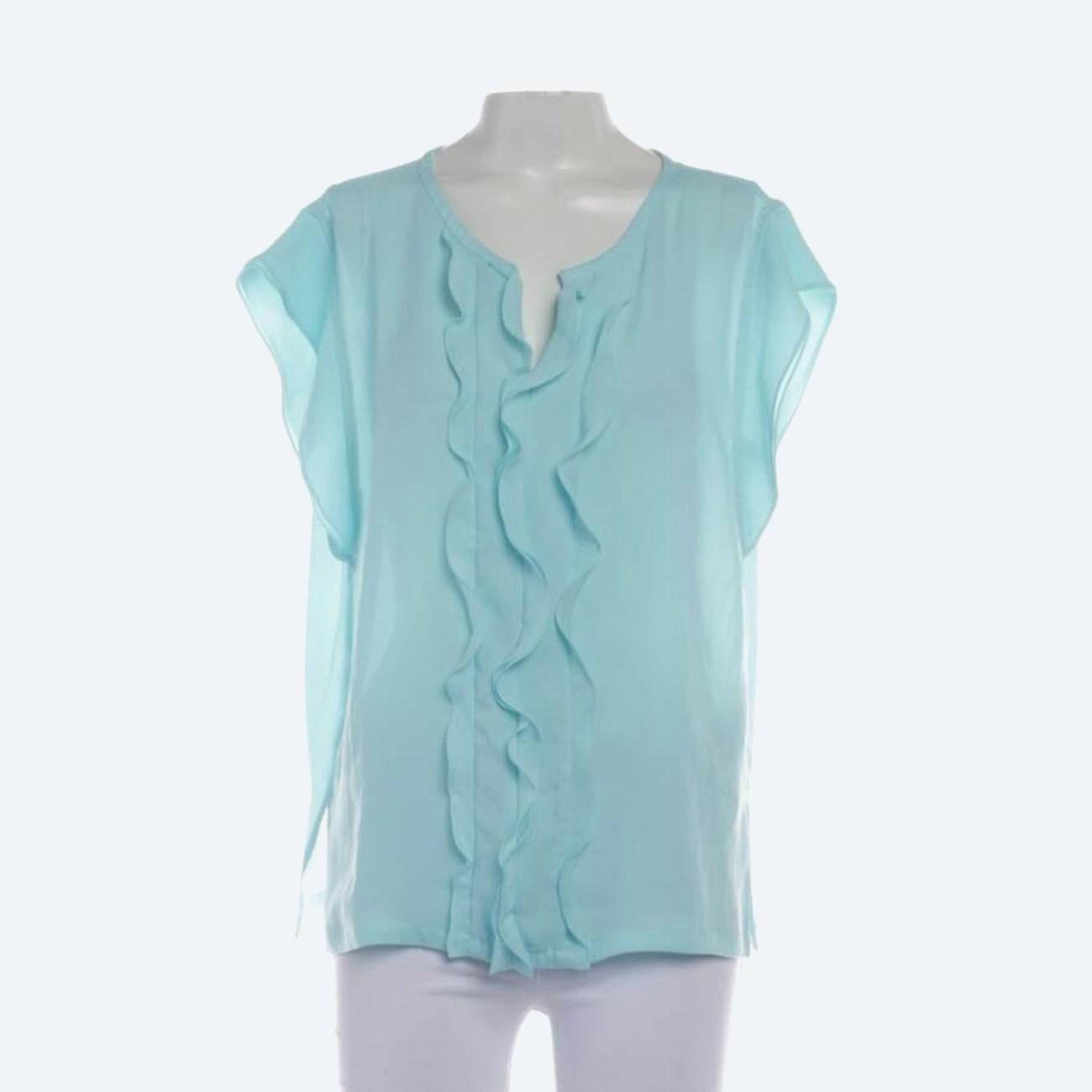 Image 1 of Shirt Blouse 38 Turquoise in color Blue | Vite EnVogue