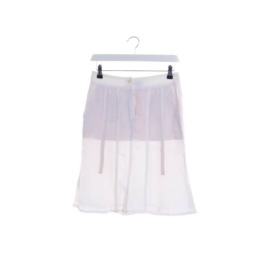 Image 1 of Linen Skirt 34 White in color White | Vite EnVogue