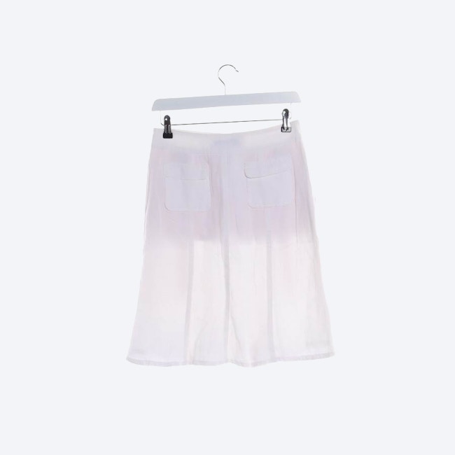 Image 2 of Linen Skirt 34 White in color White | Vite EnVogue