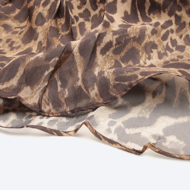 Image 4 of Silk Dress M Dark Brown in color Brown | Vite EnVogue