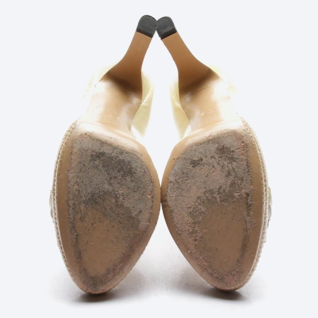 Image 4 of Peep Toes EUR38 Beige in color White | Vite EnVogue