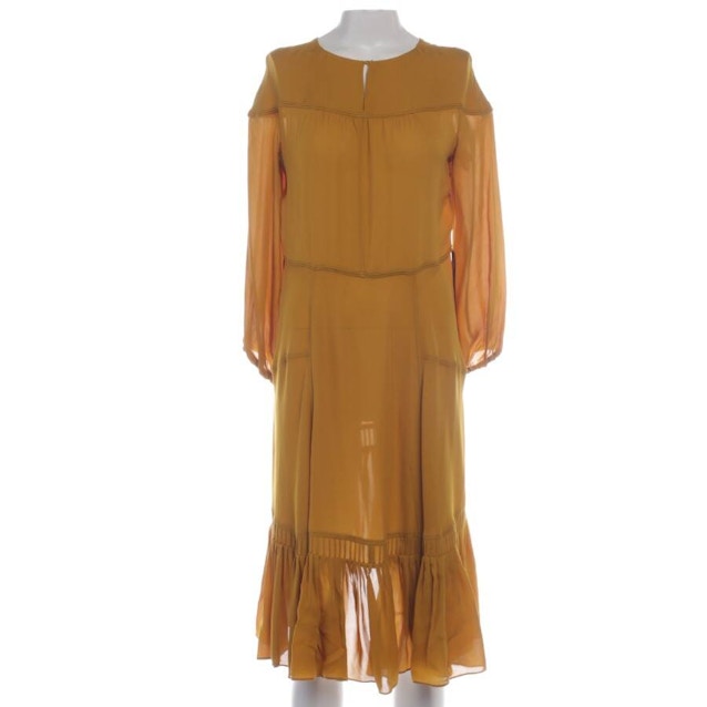 Silk Dress 36 Mustard Yellow | Vite EnVogue