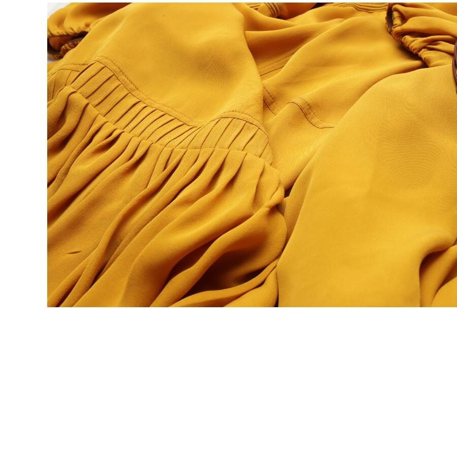 Image 3 of Silk Dress 36 Mustard Yellow in color Yellow | Vite EnVogue