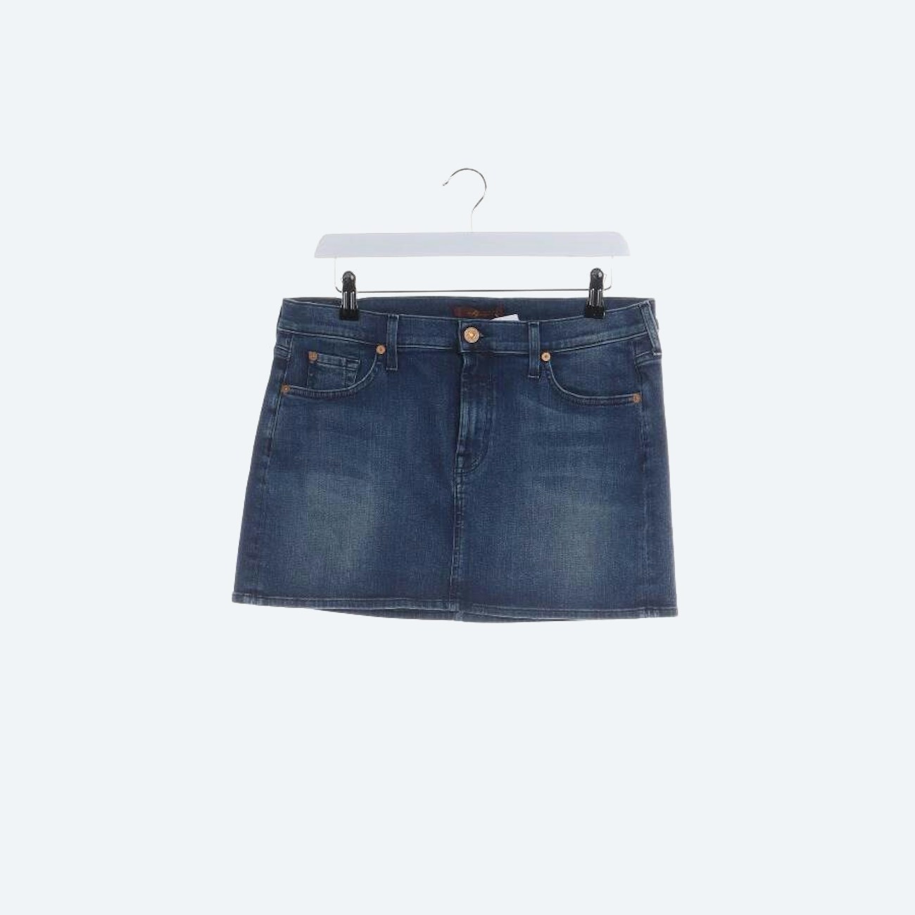 Image 1 of Mini Skirt W29 Blue in color Blue | Vite EnVogue