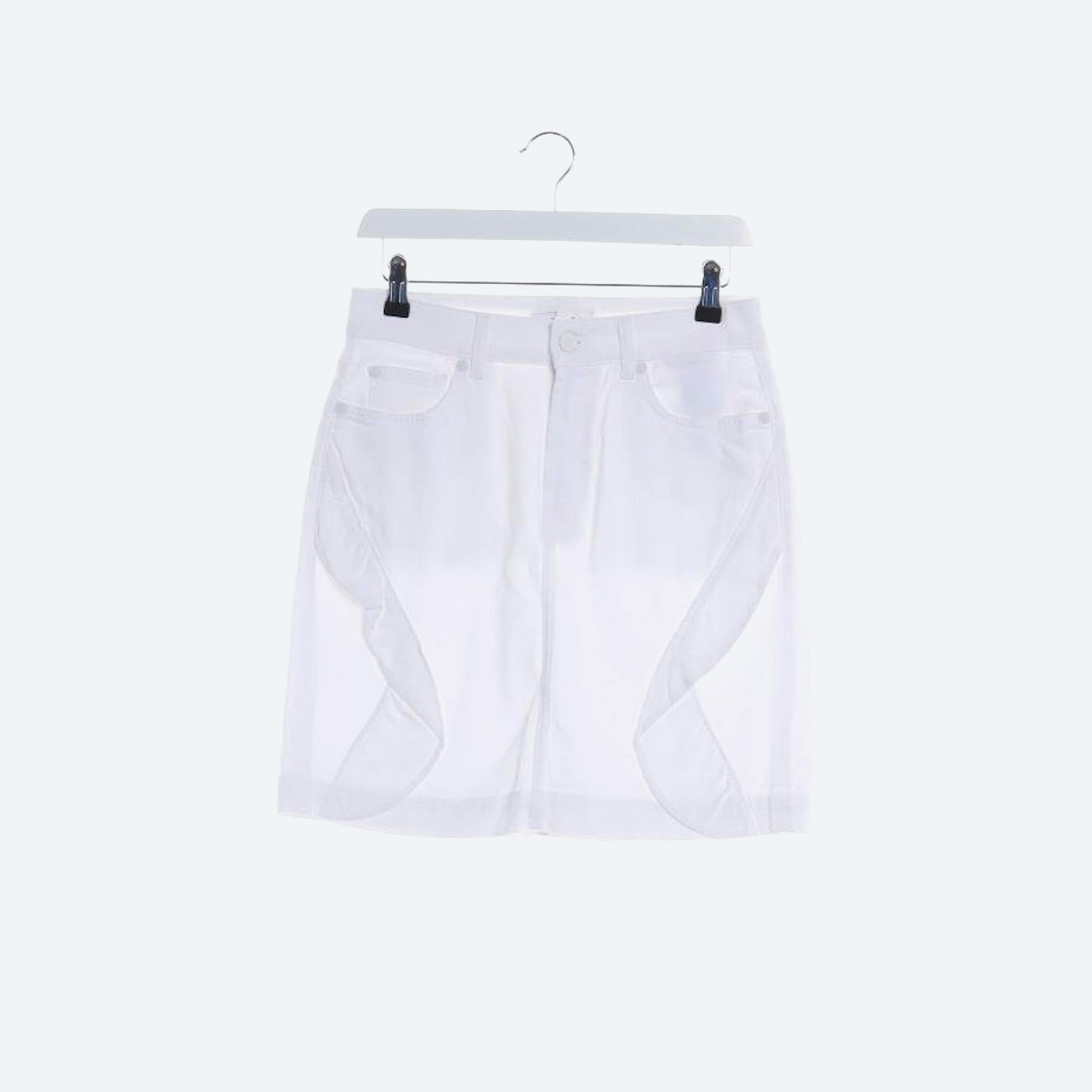 Image 1 of Mini Skirt W27 White in color White | Vite EnVogue