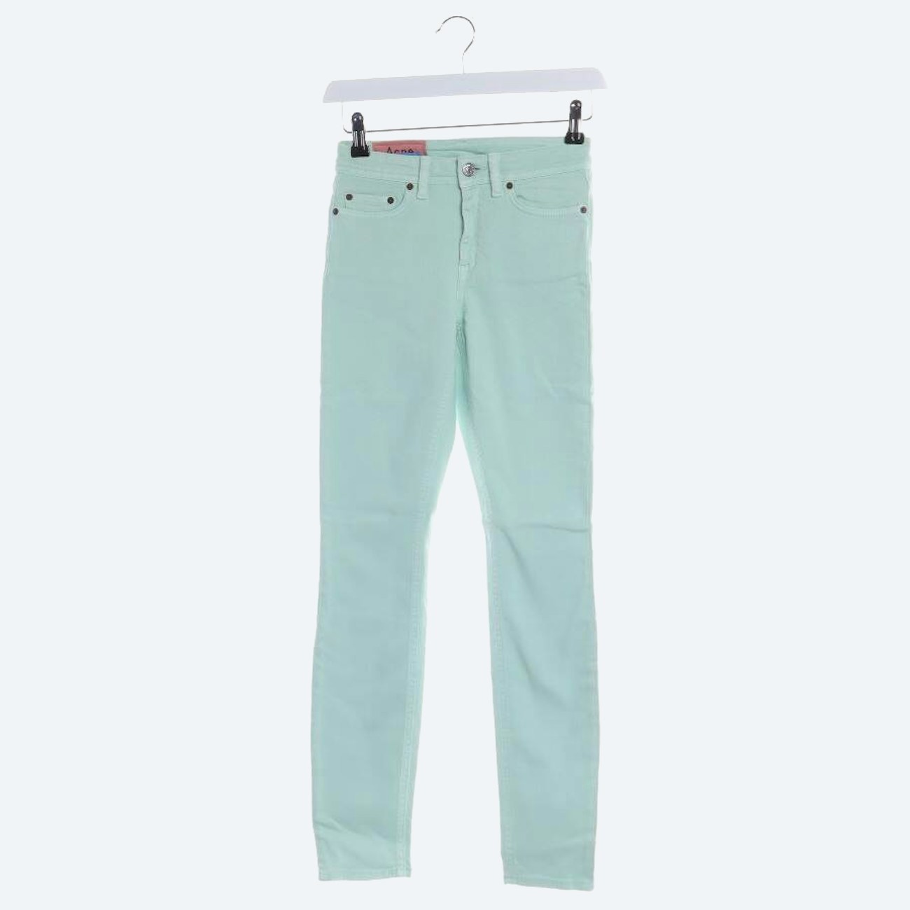 Image 1 of Jeans Slim Fit W24 Green in color Green | Vite EnVogue