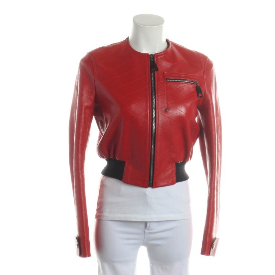 Image 1 of LeatherJacket 36 Red in color Red | Vite EnVogue
